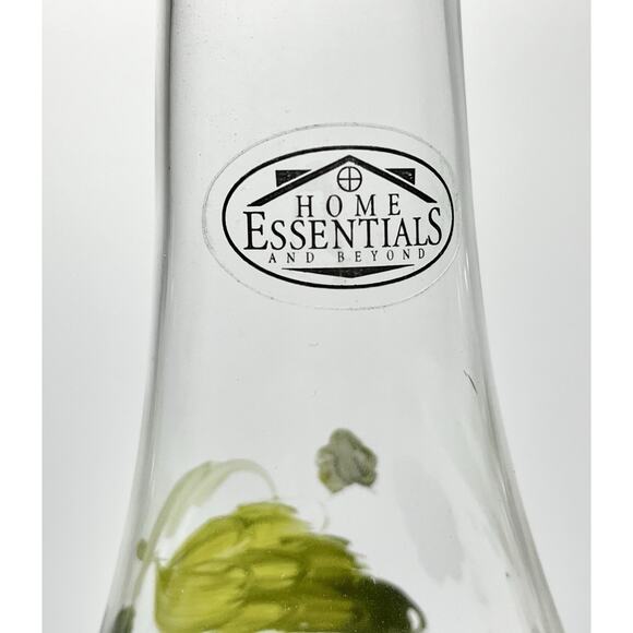 Home Essentials “Grape” 5-Piece Handpainted Glass Decanter & Wine Glass Set - Picture 9 of 16